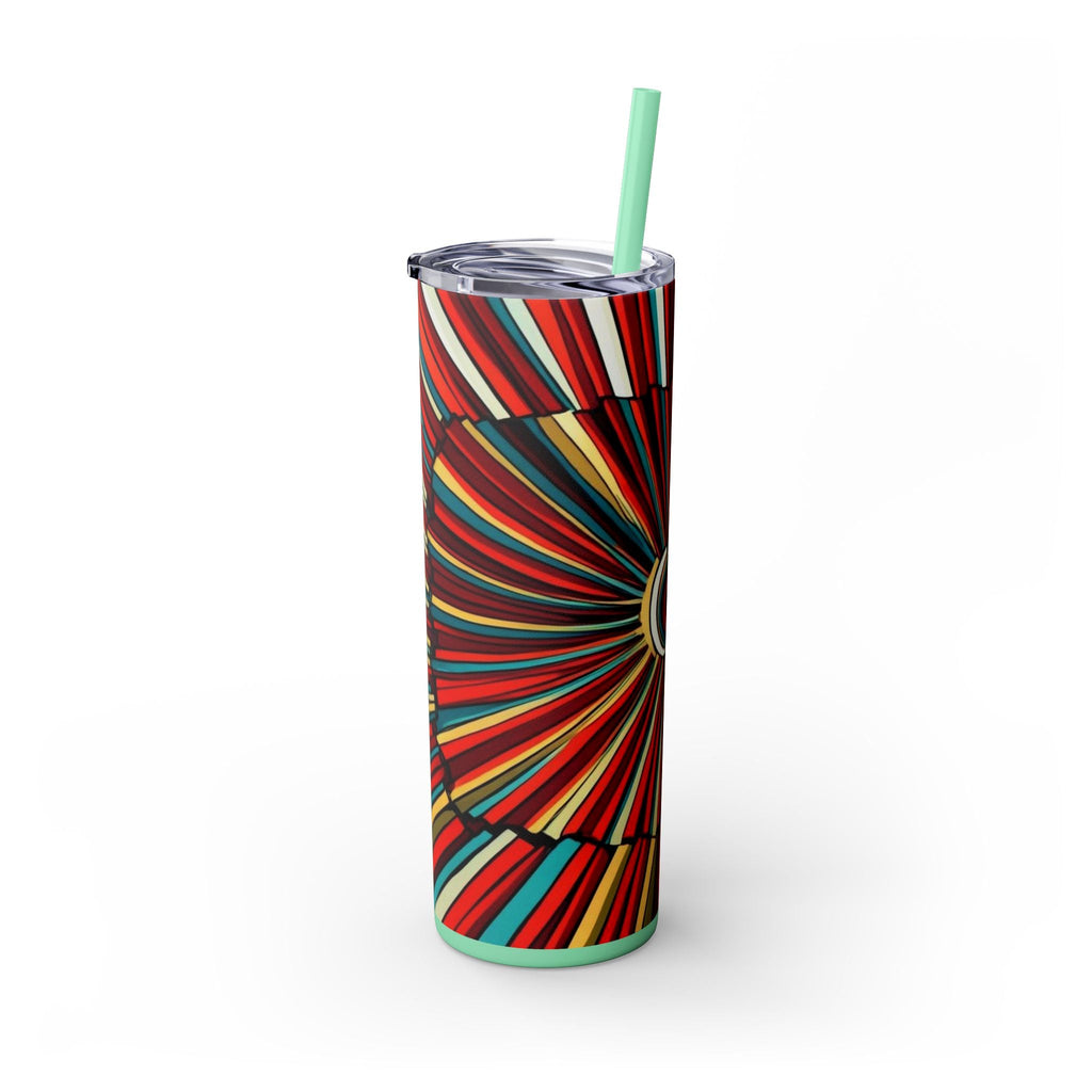 Skinny Tumbler with Straw – 20 oz Stainless Steel Cup