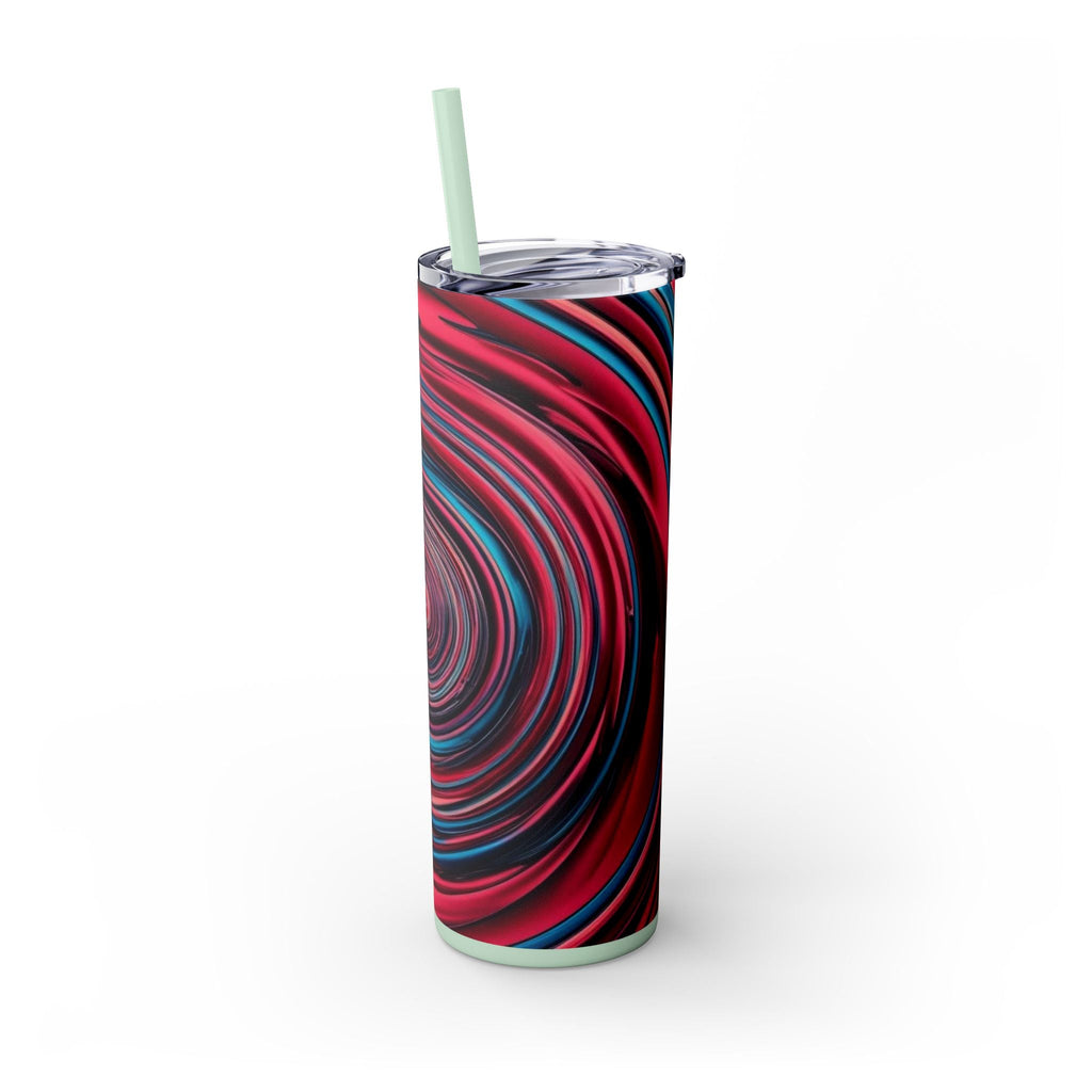 Skinny Tumbler with Straw – 20 oz Stainless Steel Cup