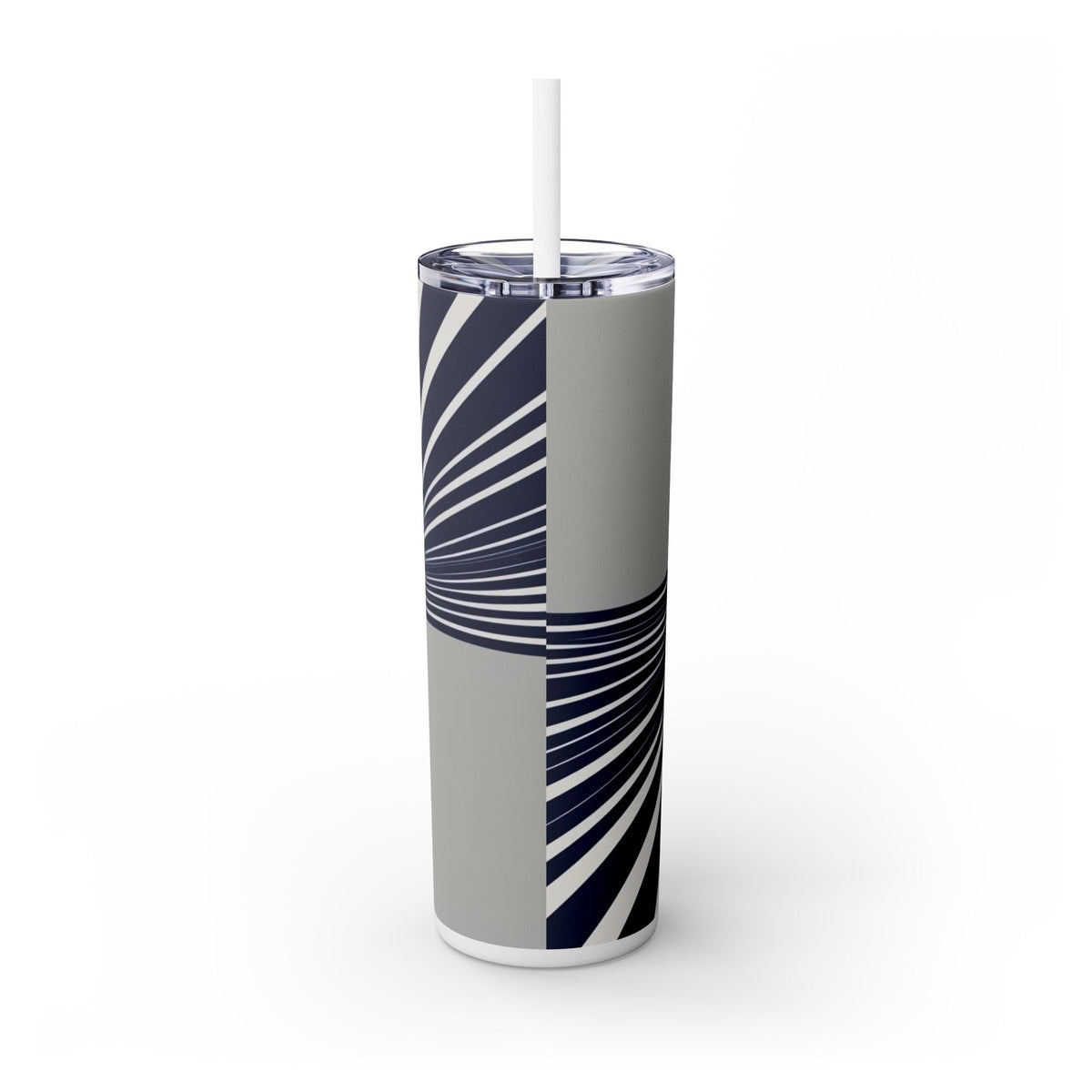 Skinny Tumbler with Straw – 20 oz Stainless Steel Cup