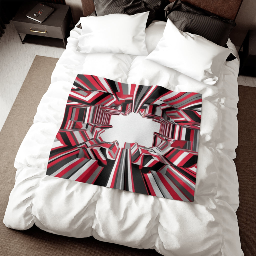 Sweatshirt Blanket – Plush Fleece Throw, 2 Size Options