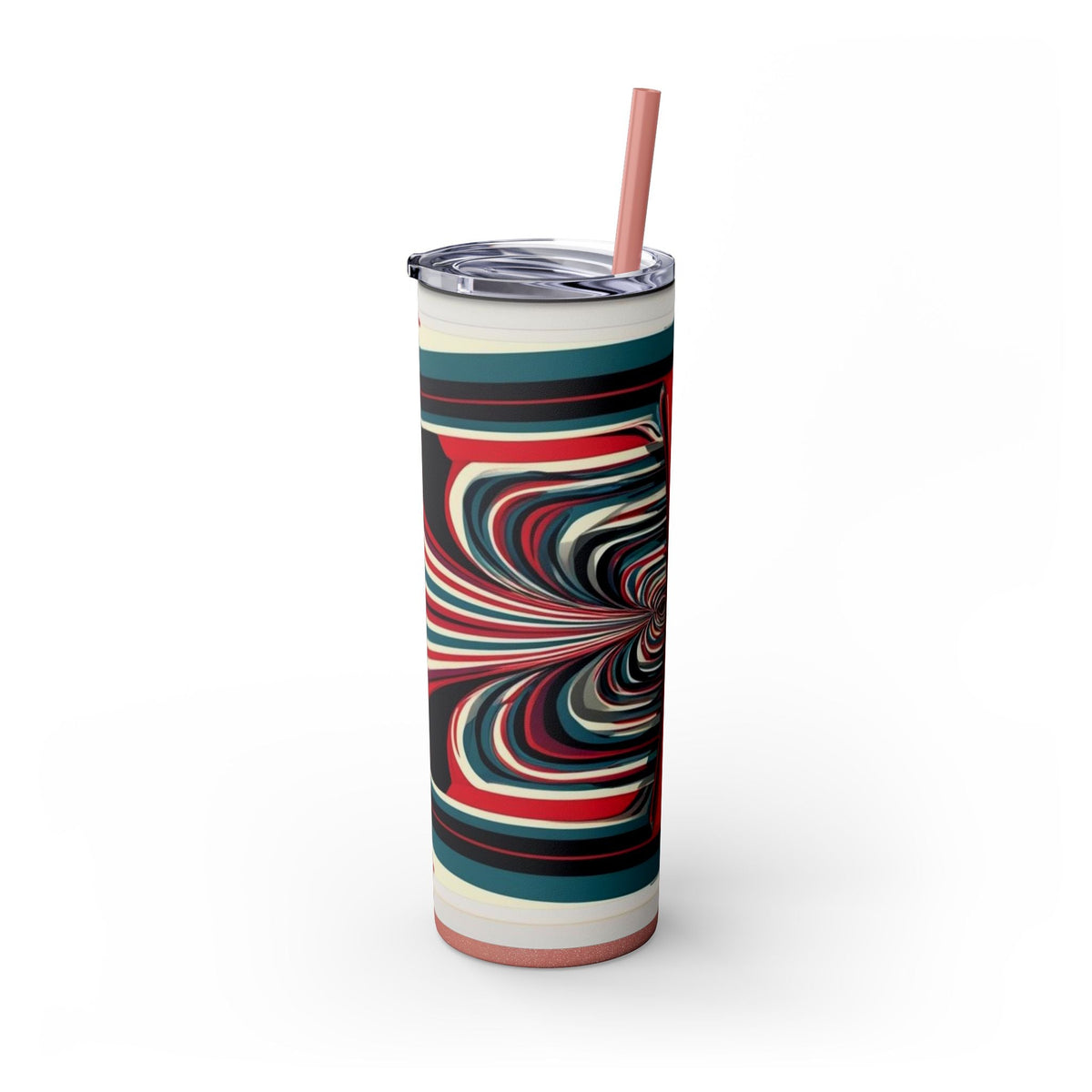 Skinny Tumbler with Straw – 20 oz Stainless Steel Cup