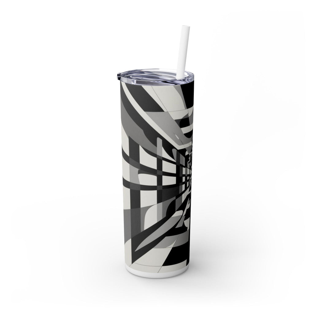 Skinny Tumbler with Straw – 20 oz Stainless Steel Cup
