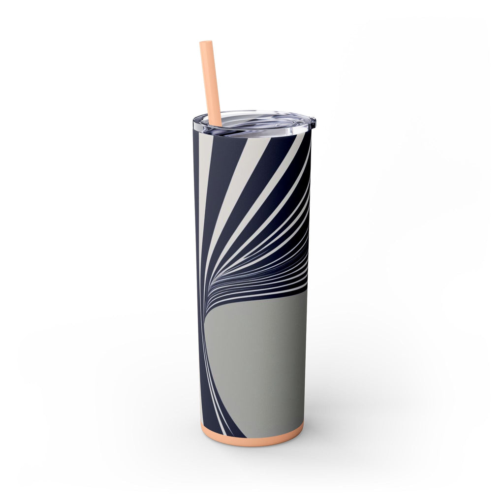 Skinny Tumbler with Straw – 20 oz Stainless Steel Cup