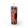 Skinny Tumbler with Straw – 20 oz Stainless Steel Cup