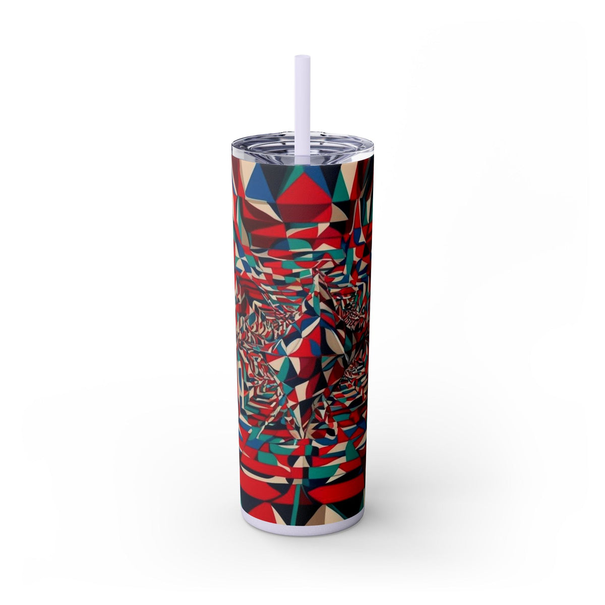 Skinny Tumbler with Straw – 20 oz Stainless Steel Cup