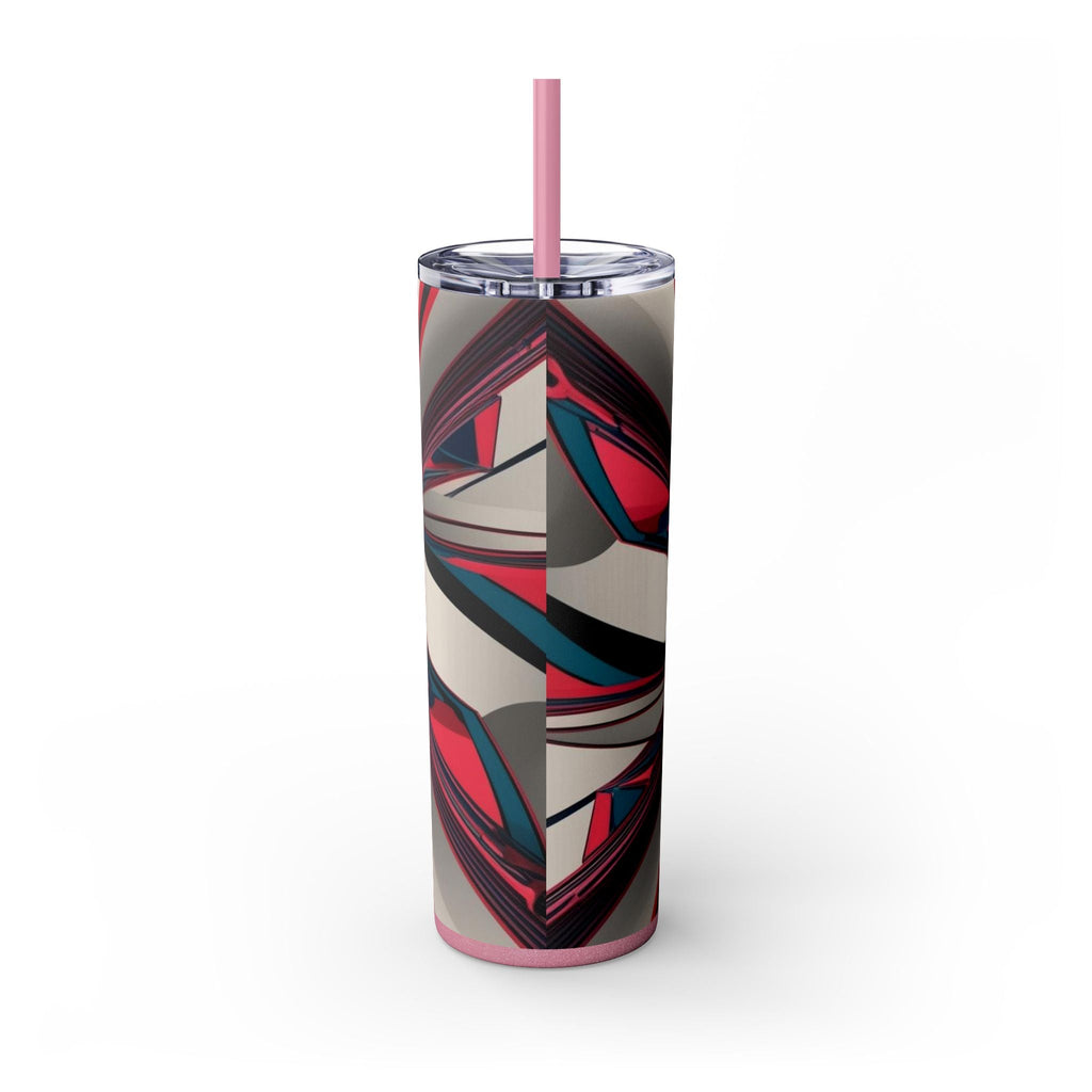 Skinny Tumbler with Straw – 20 oz Stainless Steel Cup