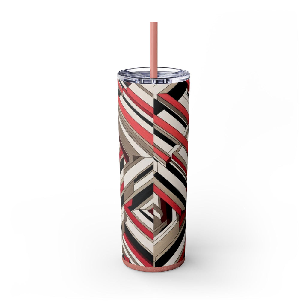 Skinny Tumbler with Straw – 20 oz Stainless Steel Cup