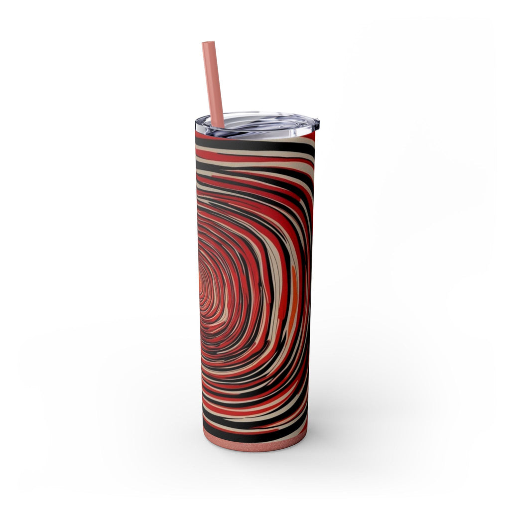 Skinny Tumbler with Straw – 20 oz Stainless Steel Cup