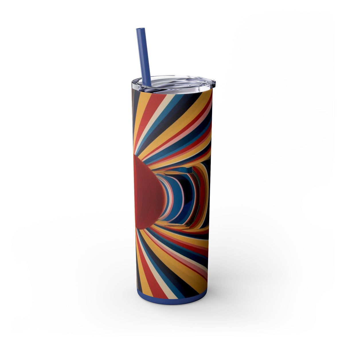 Skinny Tumbler with Straw – 20 oz Stainless Steel Cup