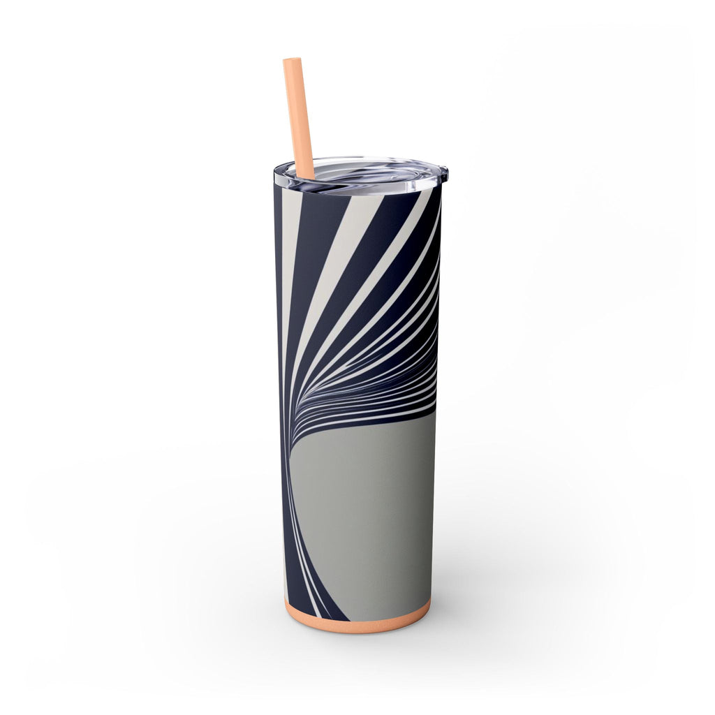 Skinny Tumbler with Straw – 20 oz Stainless Steel Cup