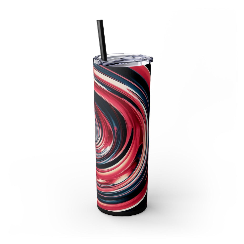 Skinny Tumbler with Straw – 20 oz Stainless Steel Cup