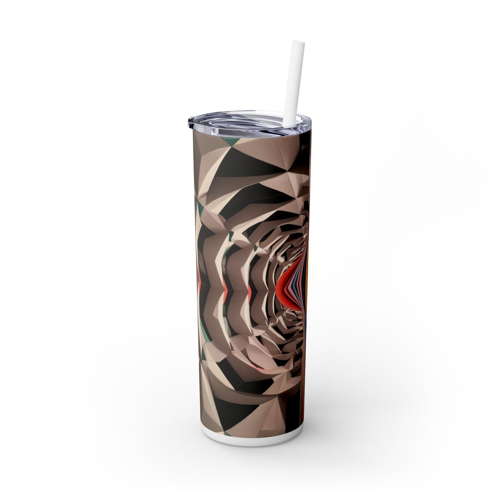 Skinny Tumbler with Straw – 20 oz Stainless Steel Cup