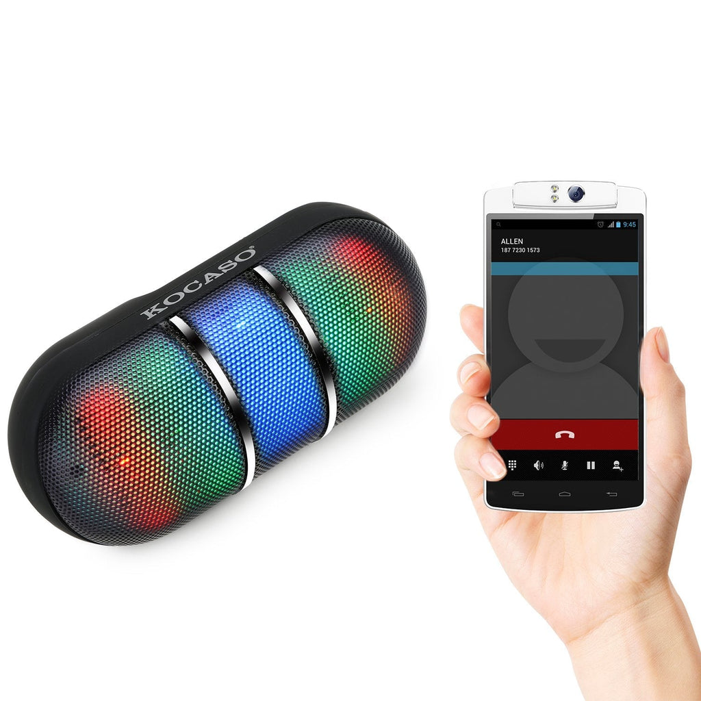 Ultra-Portable Rainbow LED Wireless Speaker