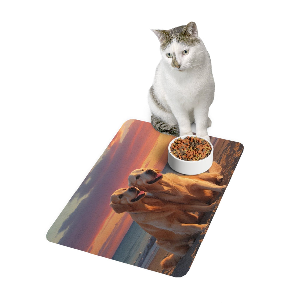 Non-Slip Pet Food Mat – Waterproof Feeding Mat for Dogs