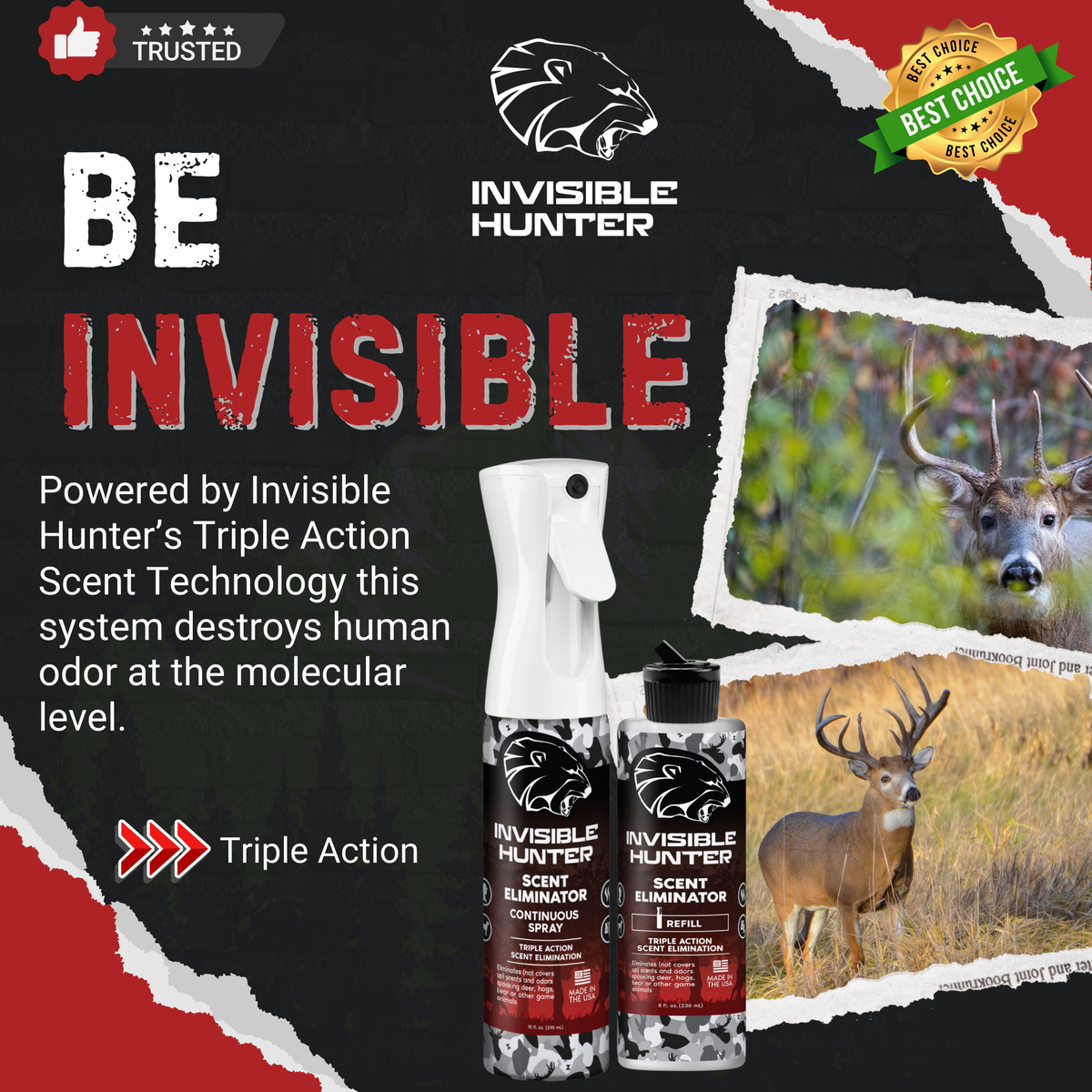 Invisible Hunter Total Scent Eliminator Strategy Kit