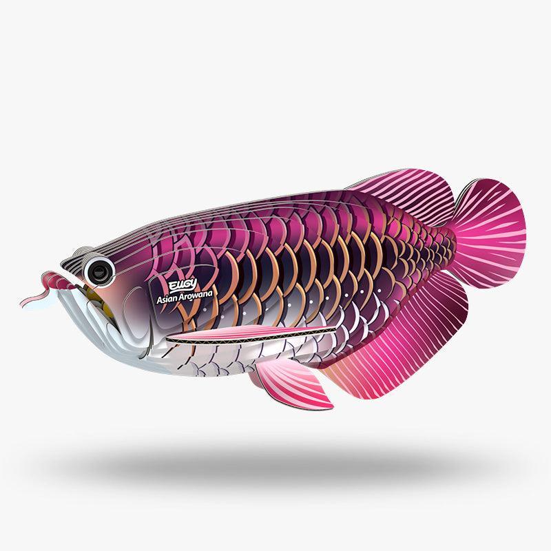 Asian Arowana 3D Cardboard Model Kit Eugy