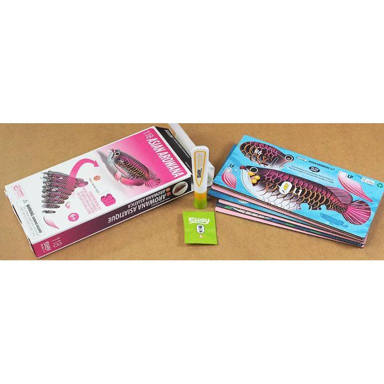Asian Arowana 3D Cardboard Model Kit Eugy