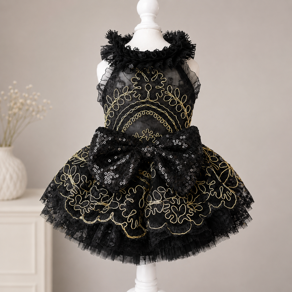 Princess Lace Tutu Puppy Outfit