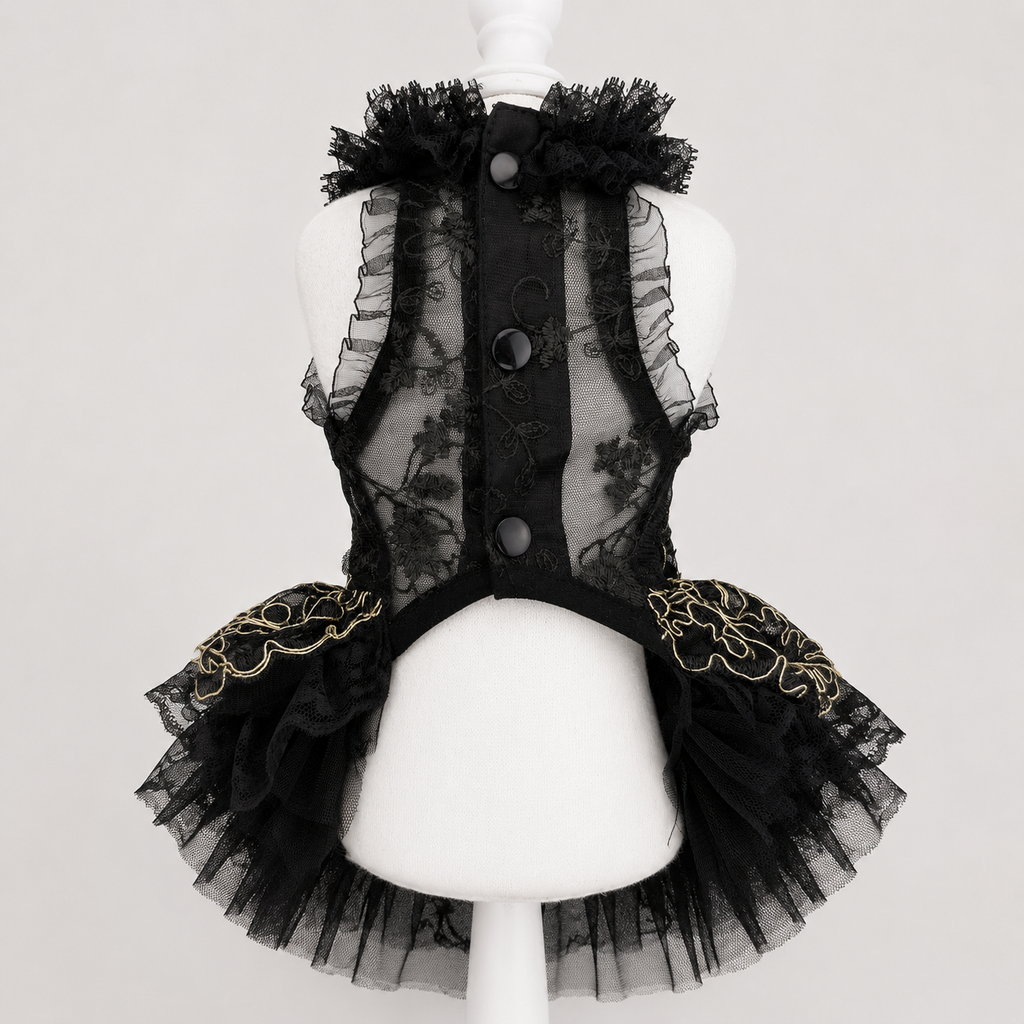 Princess Lace Tutu Puppy Outfit