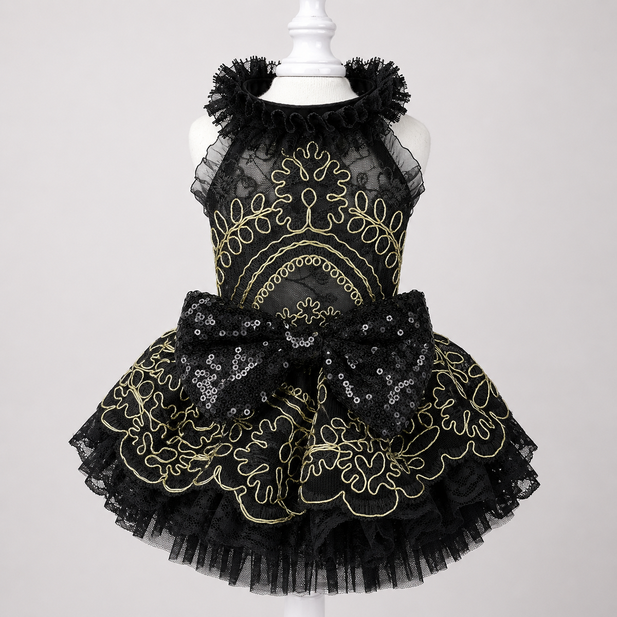 Princess Lace Tutu Puppy Outfit