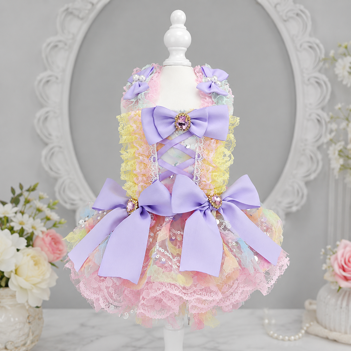 Princess Lace Tutu Dog Dress