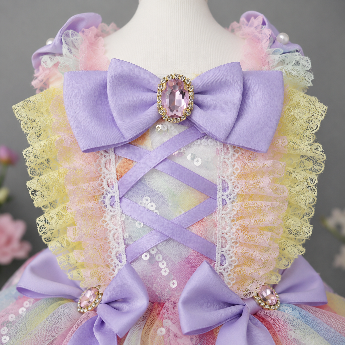 Princess Lace Tutu Dog Dress