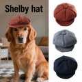 Textured Pet Newsboy Cap