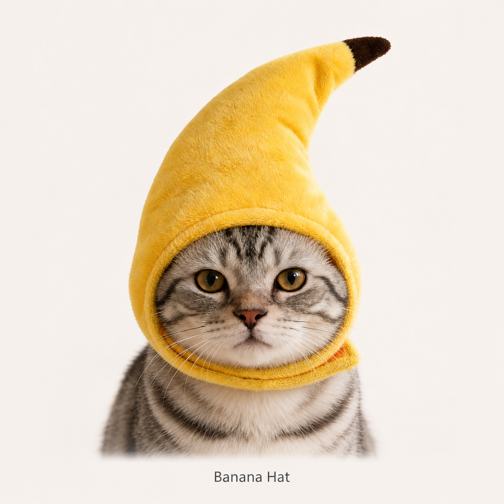 Fruit and Vegetable Pet Costume Hats