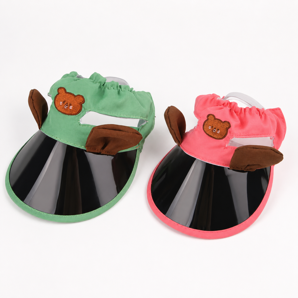 Bear Ear Pet Visor Hat