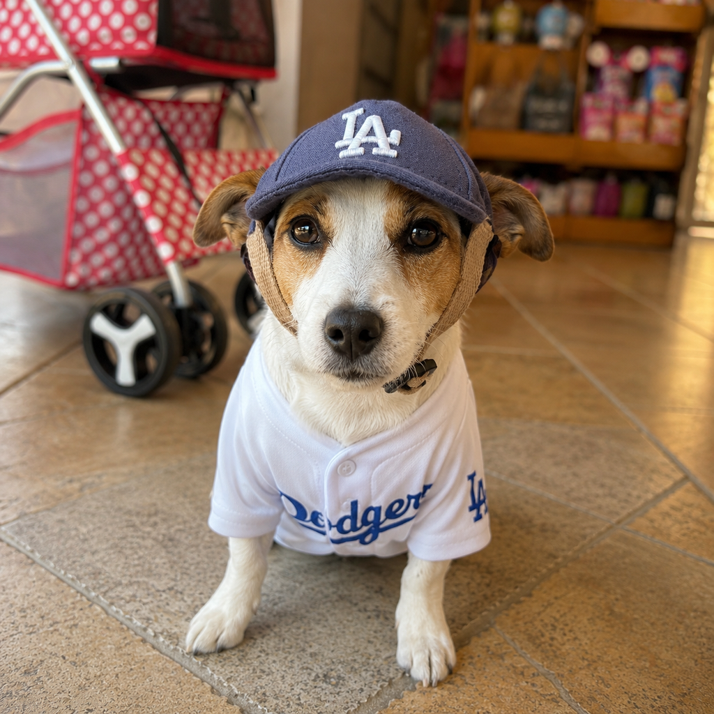 Pet Baseball Cap with Ear Holes