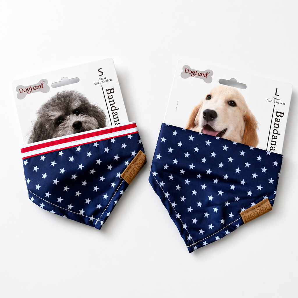 Stars and Stripes Dog Bandana
