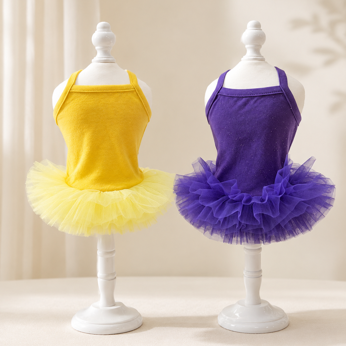 Sparkle Tutu Dog Dress with Ballet Skirt
