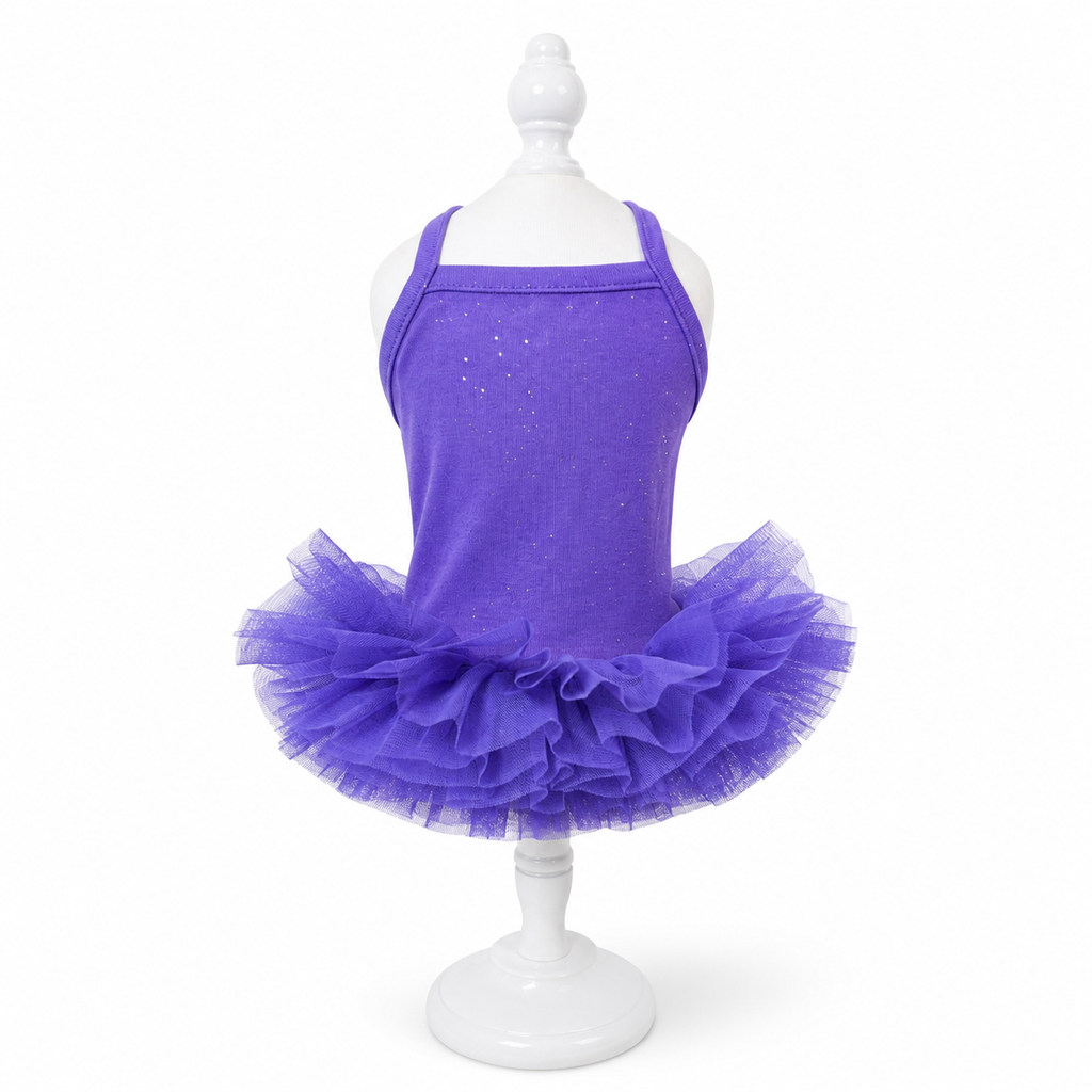 Sparkle Tutu Dog Dress with Ballet Skirt
