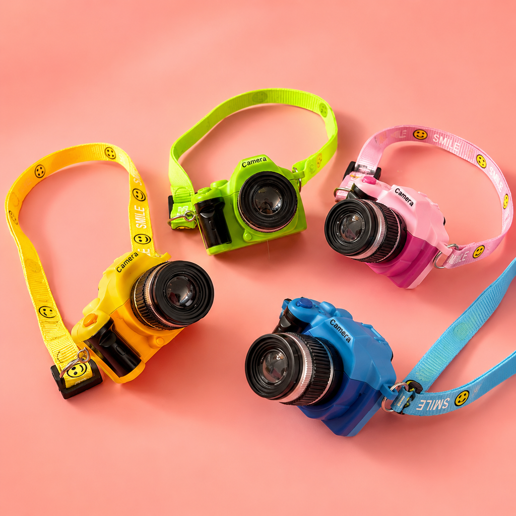 Interactive Camera Pet Necklace with Sound and Light