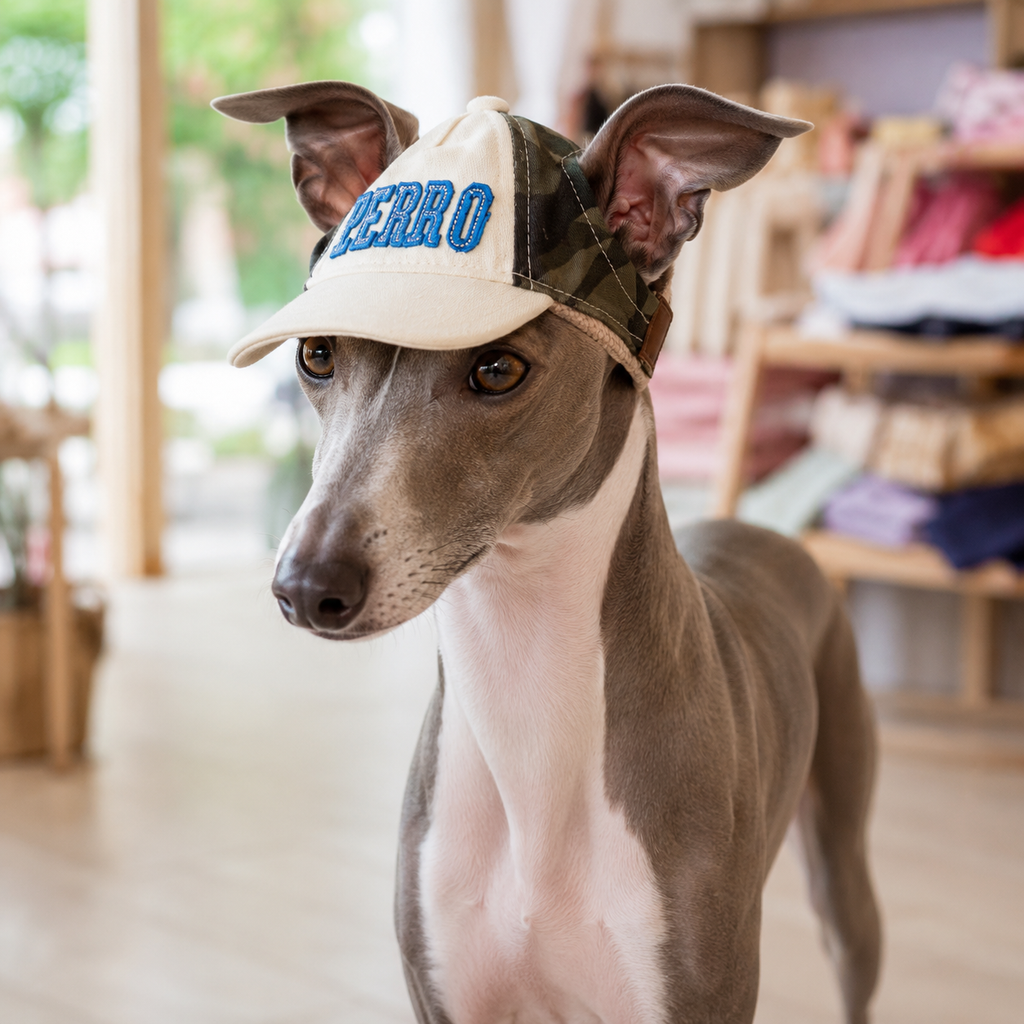 Adjustable Pet Baseball Cap with Ear Holes