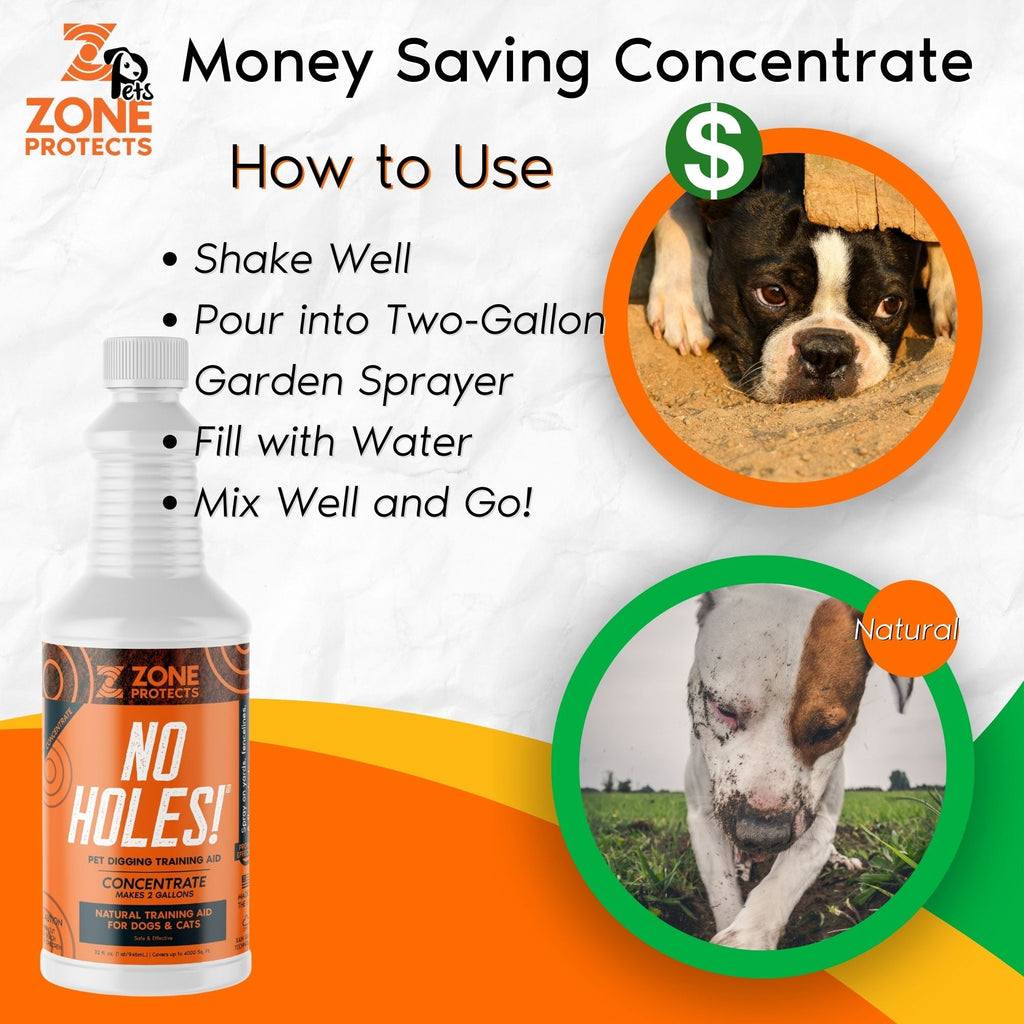 No Holes! Digging Prevention Concentrate - Twin Bundle
