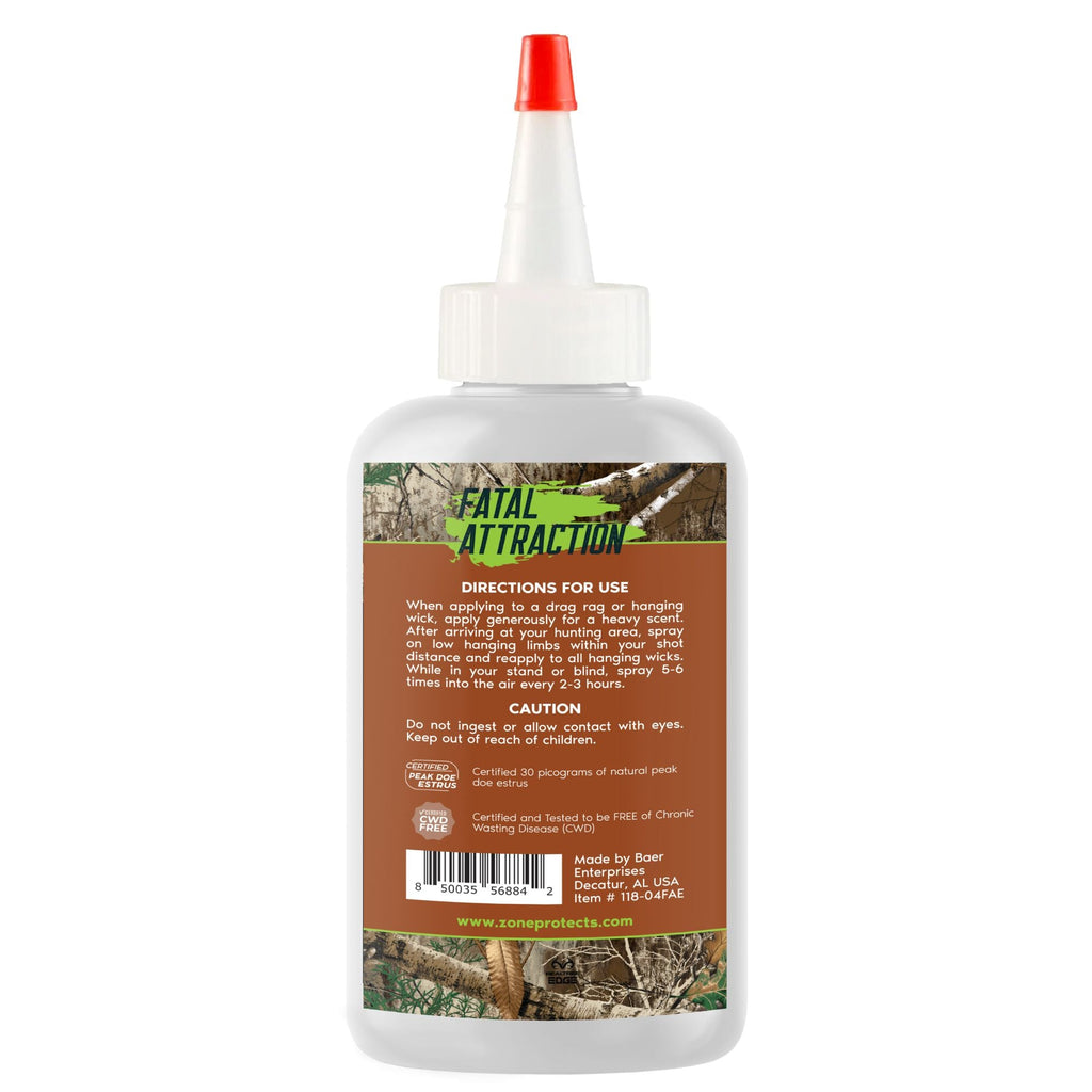 Deer Attractant; Realtree Fatal Attraction Deer Attractant Peak Doe Estrus