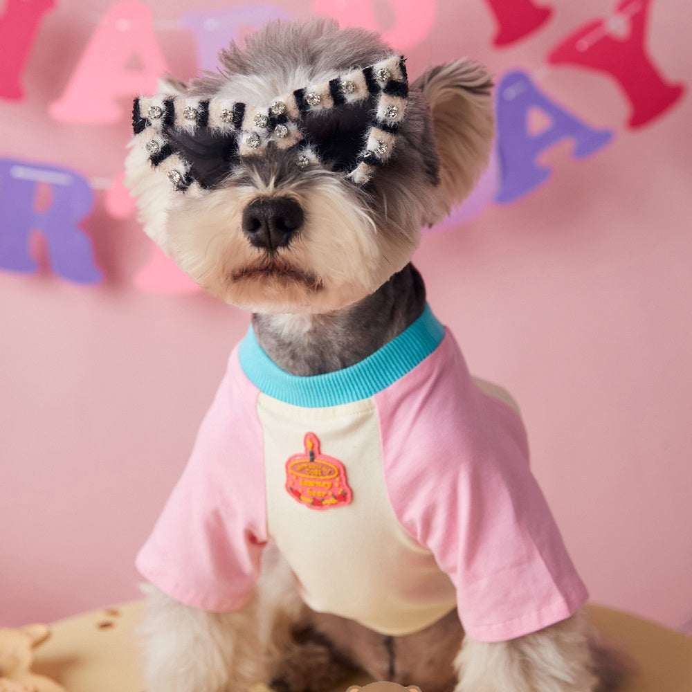 Zebra-Trim Cat-Eye Pet Sunglasses