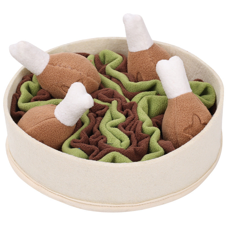 Chicken Dinner Snuffle Mat Dog Toy