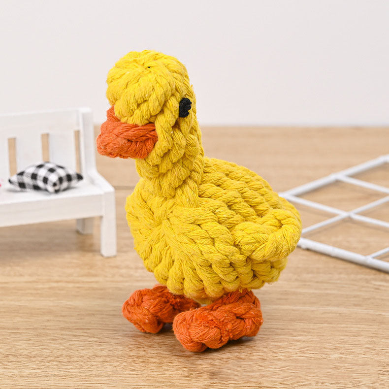 Animal Shaped Cotton Rope Dog Toy Collection