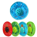 Monster Disc Squeaky Crinkle Dog Toy