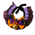 Halloween Bat Wing Ruffle Pet Collar