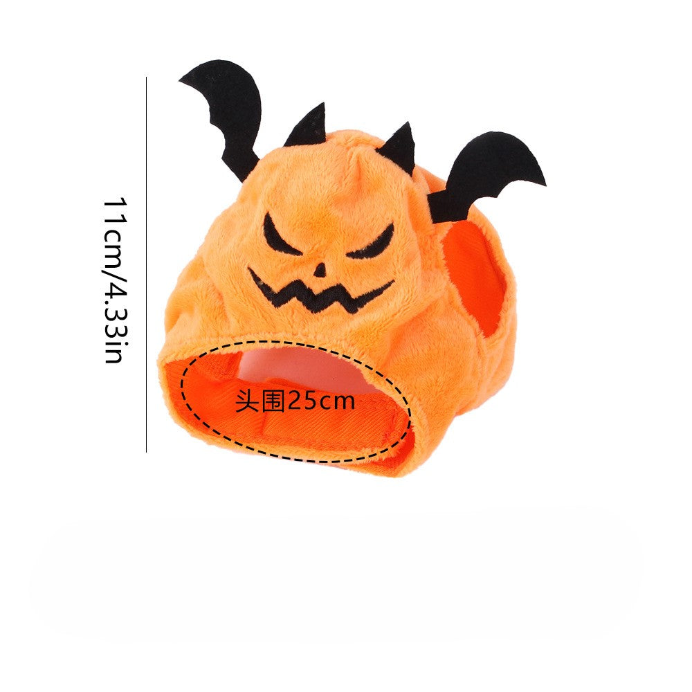 Pumpkin Plush Pet Hood