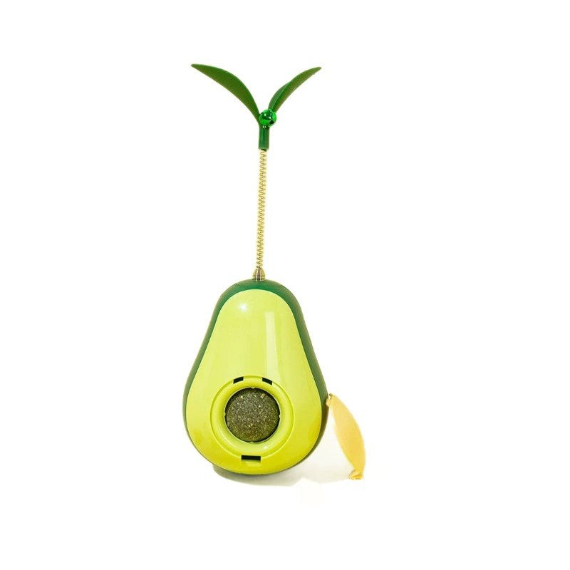 Avocado Tumbler Cat Toy with Catnip Ball