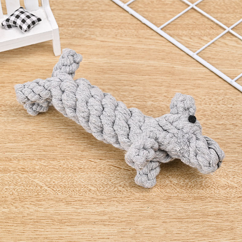 Animal Shaped Cotton Rope Dog Toy Collection