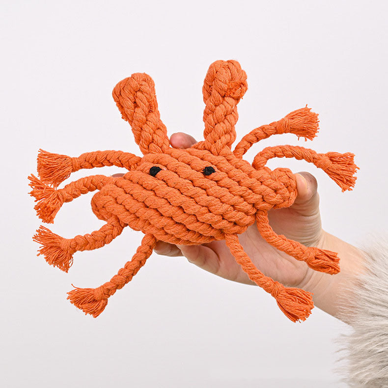 Animal Shaped Cotton Rope Dog Toy Collection