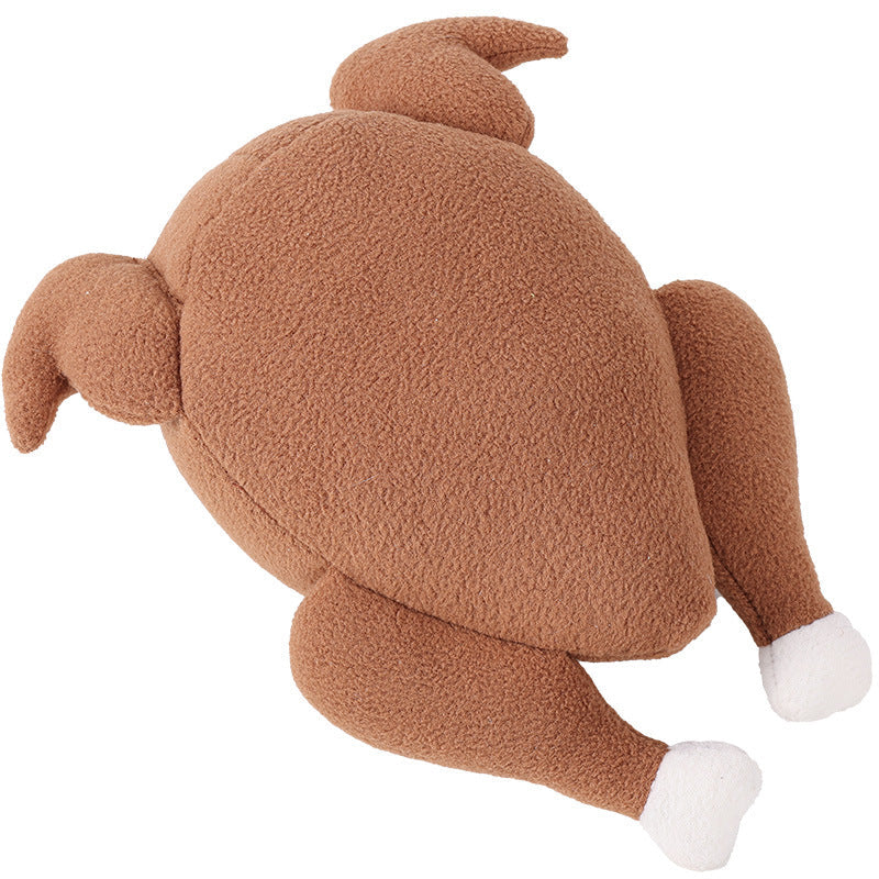 Roast Turkey Plush Dog Toy