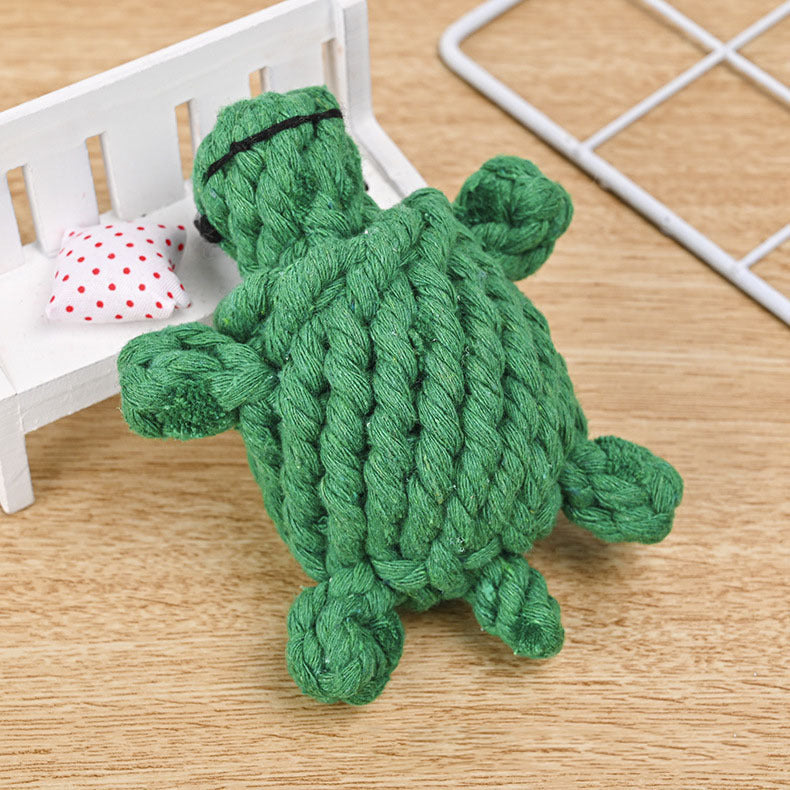 Animal Shaped Cotton Rope Dog Toy Collection