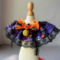 Halloween Lace Ruffle Pet Collar with Bell