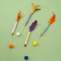 Feather and Bell Silvervine Cat Chew Stick